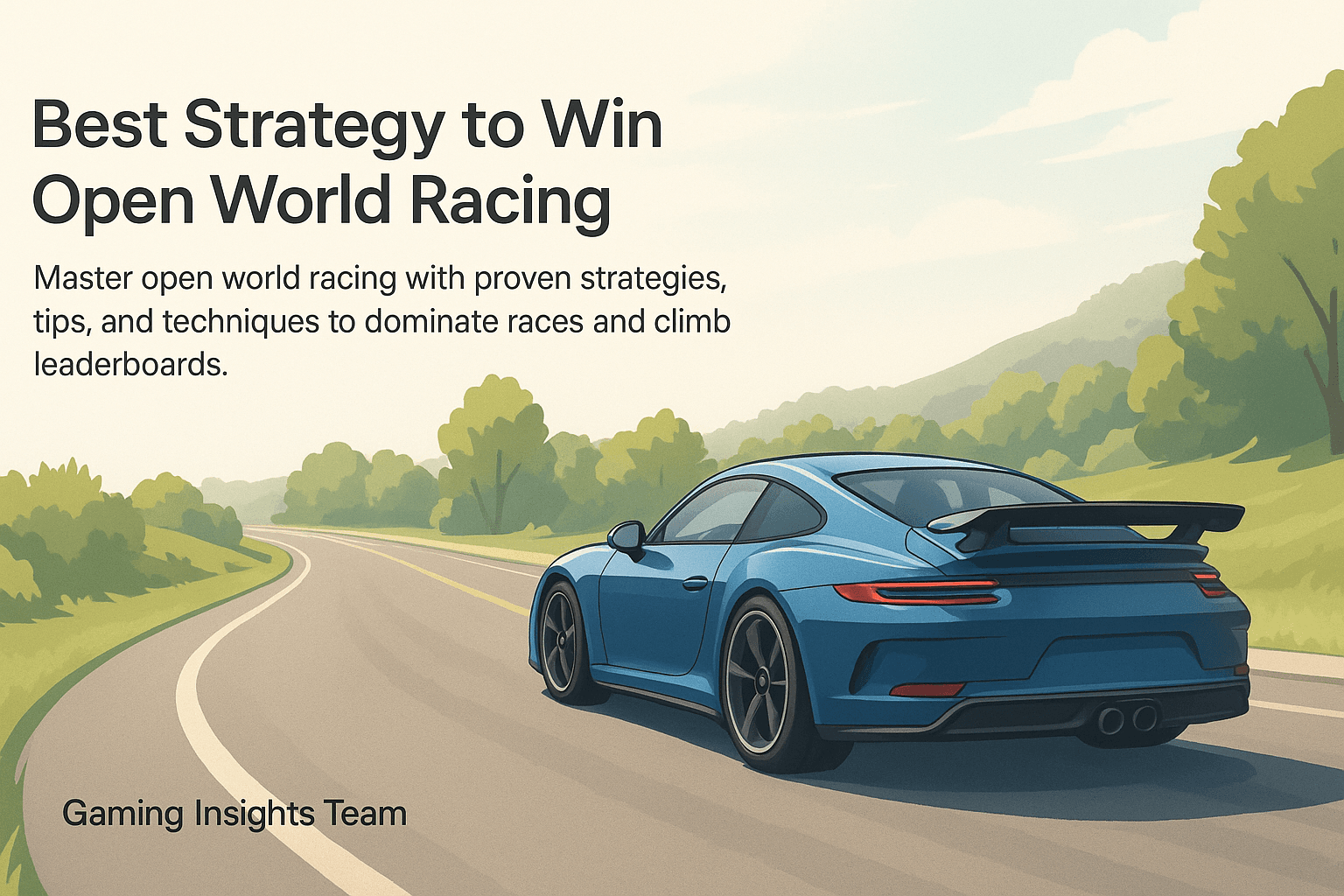 Best Strategy to Win Open World Racing